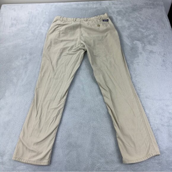 Patagonia Men's Sz 30 Shortx28 Beige Straight Duck Fit Pant Organic Cotton 55875 - Picture 6 of 11